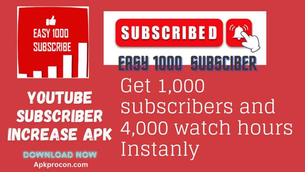 youtube subscriber increase apk